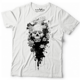 Ghostly Bloom Skull T-Shirt