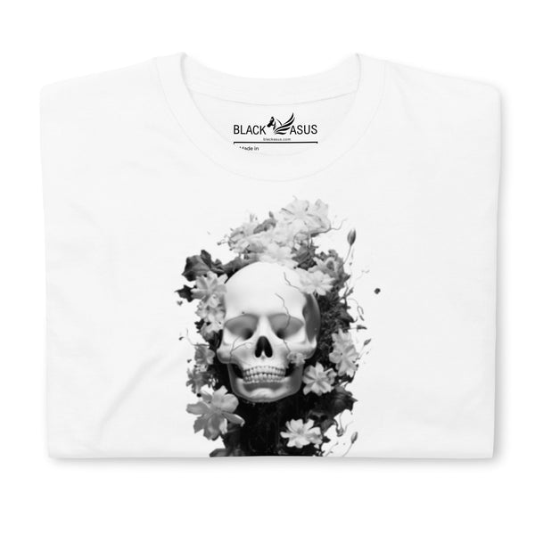 Ghostly Bloom Skull T-Shirt