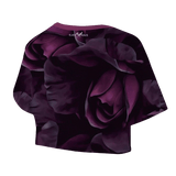 Purple Bloom Crop Top