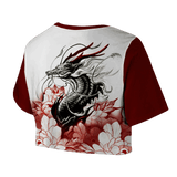 Japanese Dragon Crop Top