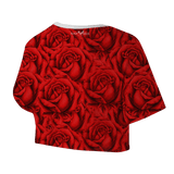Red Garden Crop Top