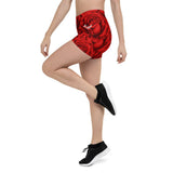 Red Garden Shorts