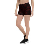 Black Asus | Online Clothing Store | Red Rose  Shorts