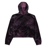 Purple Bloom Cropped Windbreaker