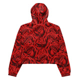 Red Garden Cropped Windbreaker
