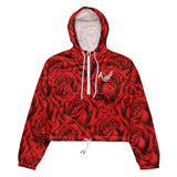 Red Garden Cropped Windbreaker