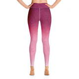 Burgundy Luxe Yoga Leggings