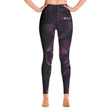 Purple Bloom Luxe Yoga Leggings