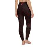 Red Rose Luxe Yoga Leggings