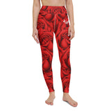 Red Garden Luxe Yoga Leggings