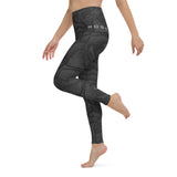 Black Rose Luxe Yoga Leggings