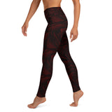 Red Rose Luxe Yoga Leggings
