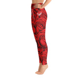 Red Garden Luxe Yoga Leggings