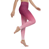 Burgundy Luxe Yoga Leggings
