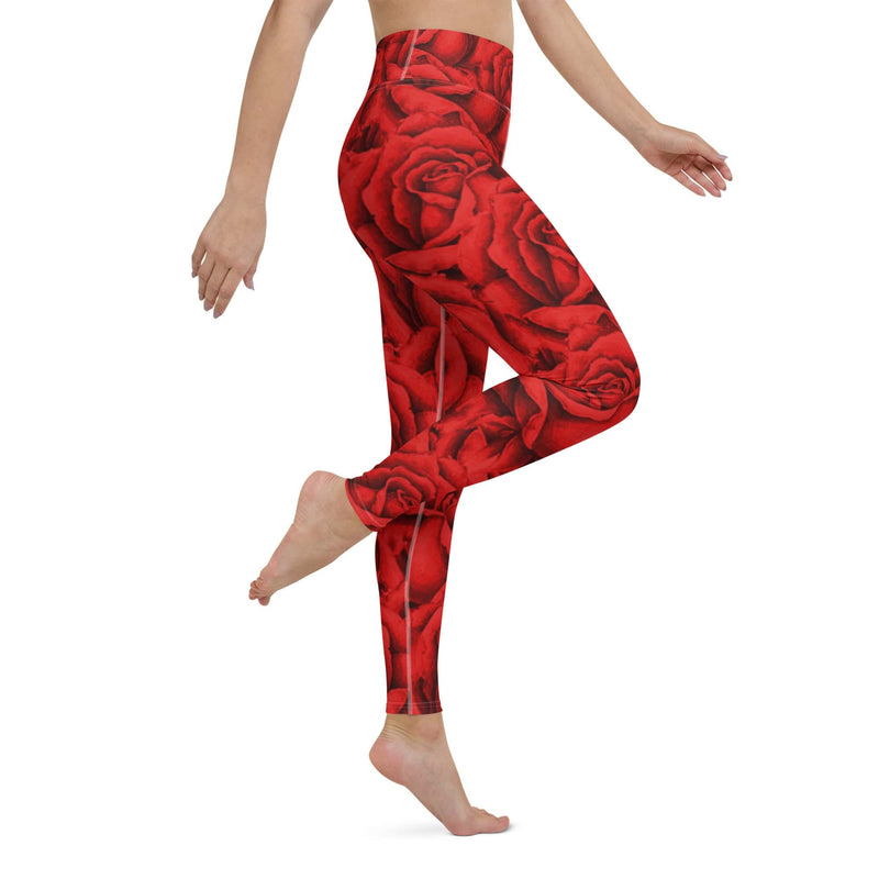 Red Garden Luxe Yoga Leggings