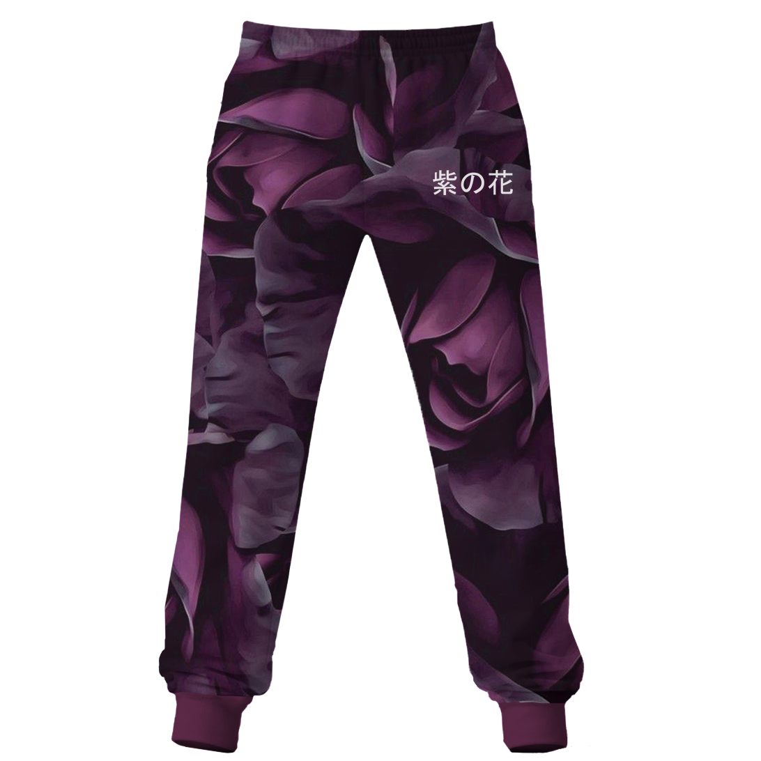 Purple Bloom Joggers