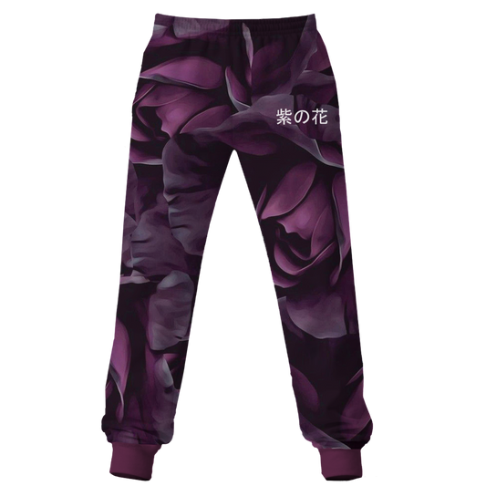 Purple Bloom Joggers
