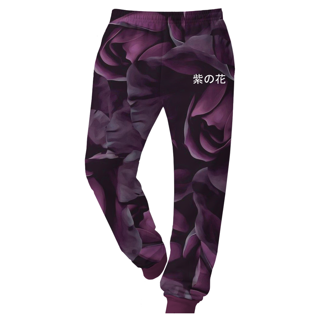 Purple Bloom Joggers