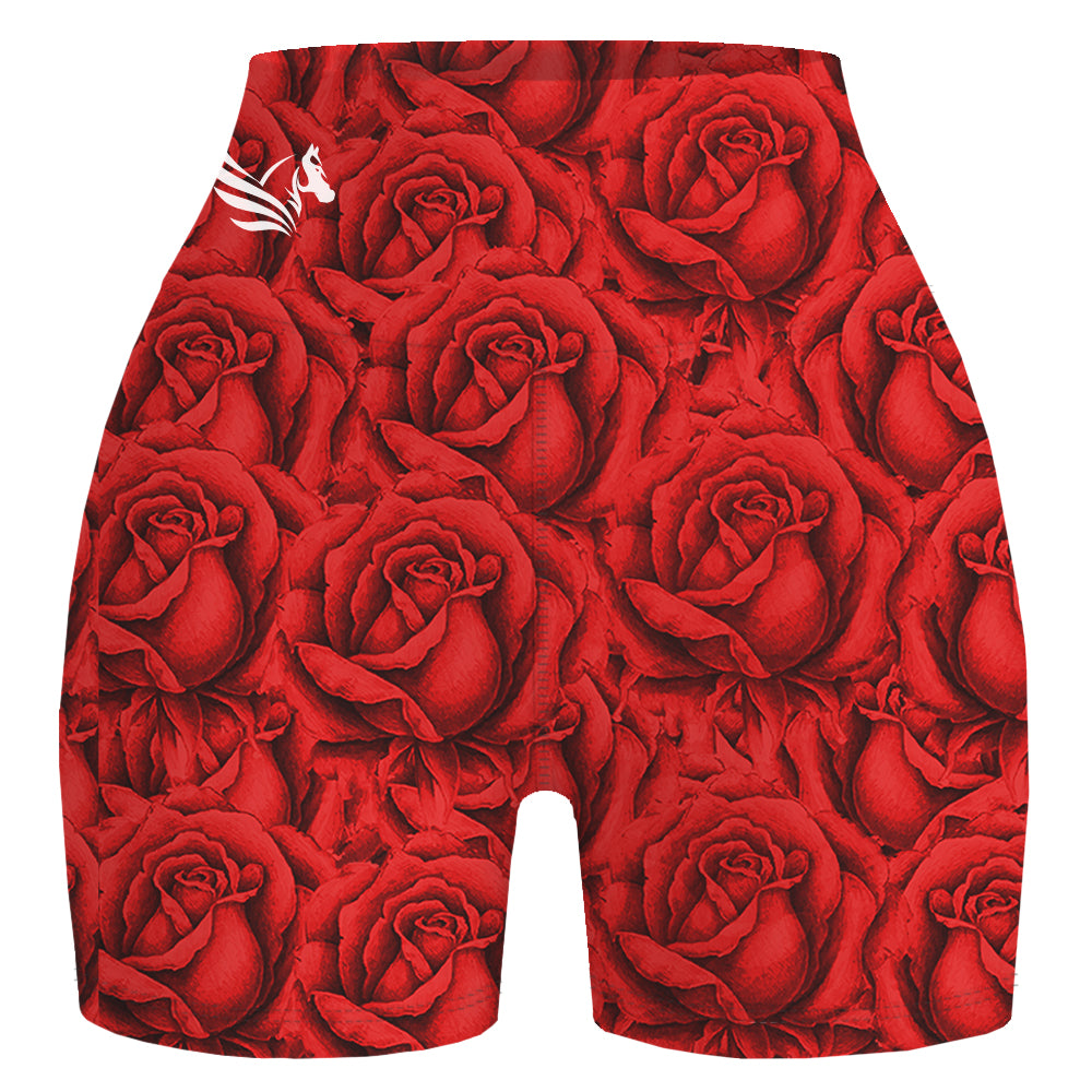 Red Garden Shorts