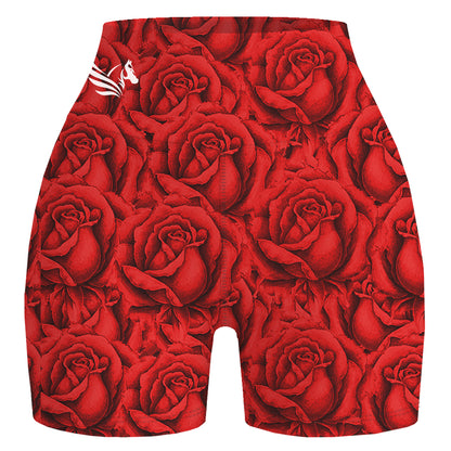 Red Garden Shorts