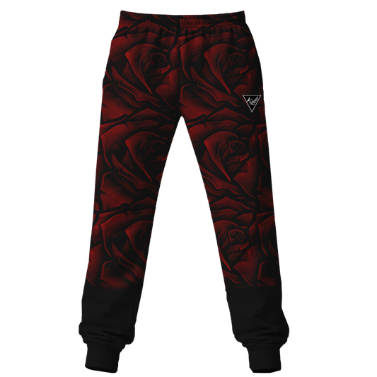 Red Rose Joggers