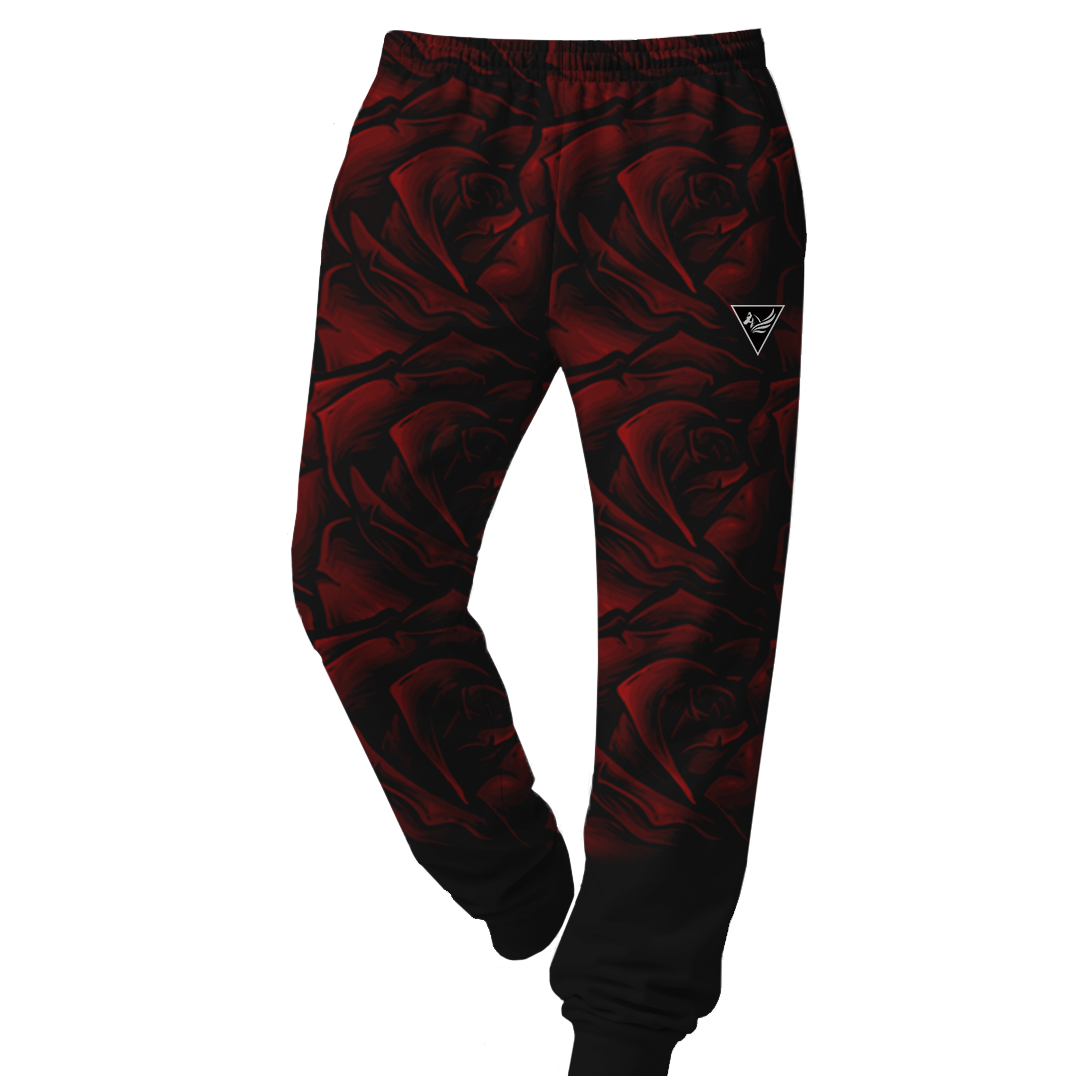 Red Rose Joggers