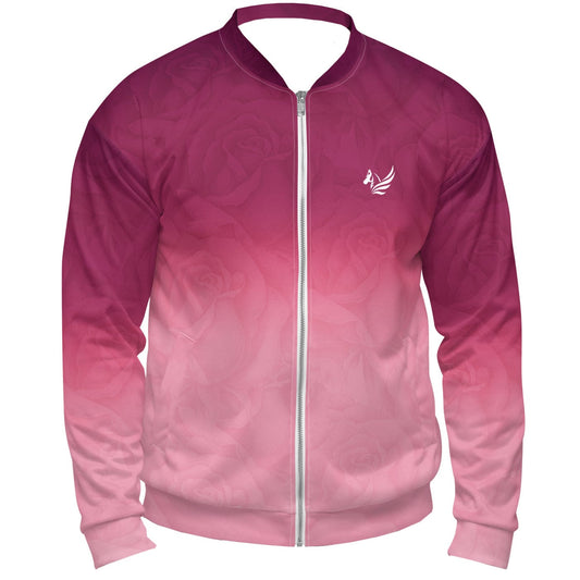 Burgundy Bomber Jacket