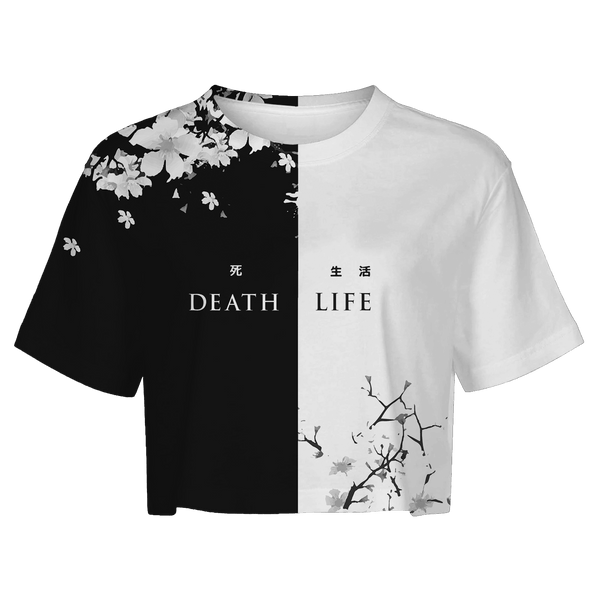 Death & Life  Crop Top