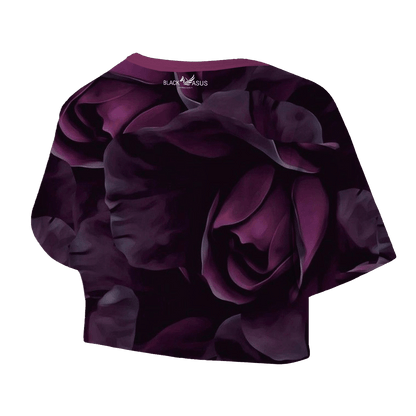 Purple Bloom Crop Top