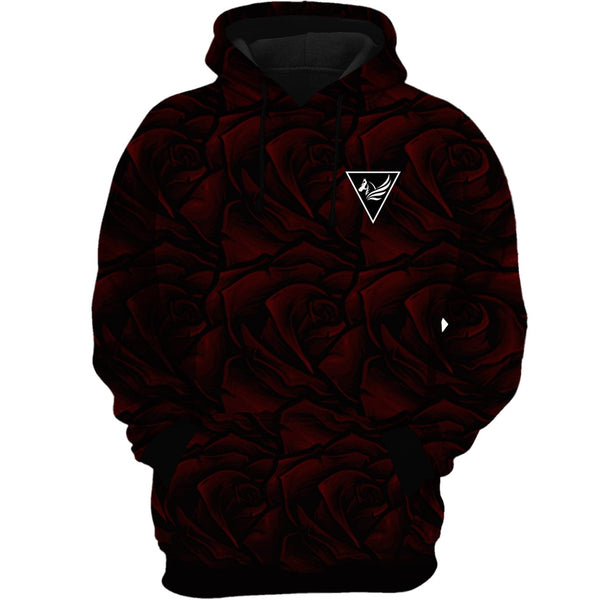 Black hoodies shop with red roses