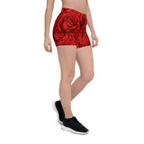 Red Garden Shorts