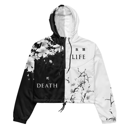 Death & Life Cropped Windbreaker