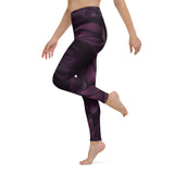 Purple Bloom Luxe Yoga Leggings